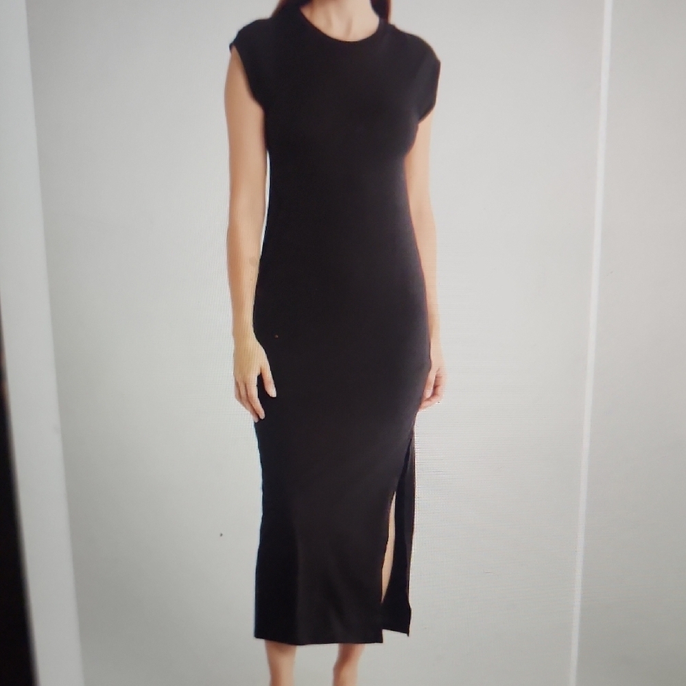 FRAME Muscle Cap Sleeve Maxi Dress Size M - Picture 1 of 6
